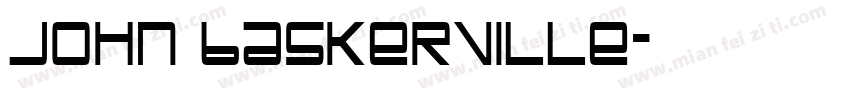 John Baskerville字体转换